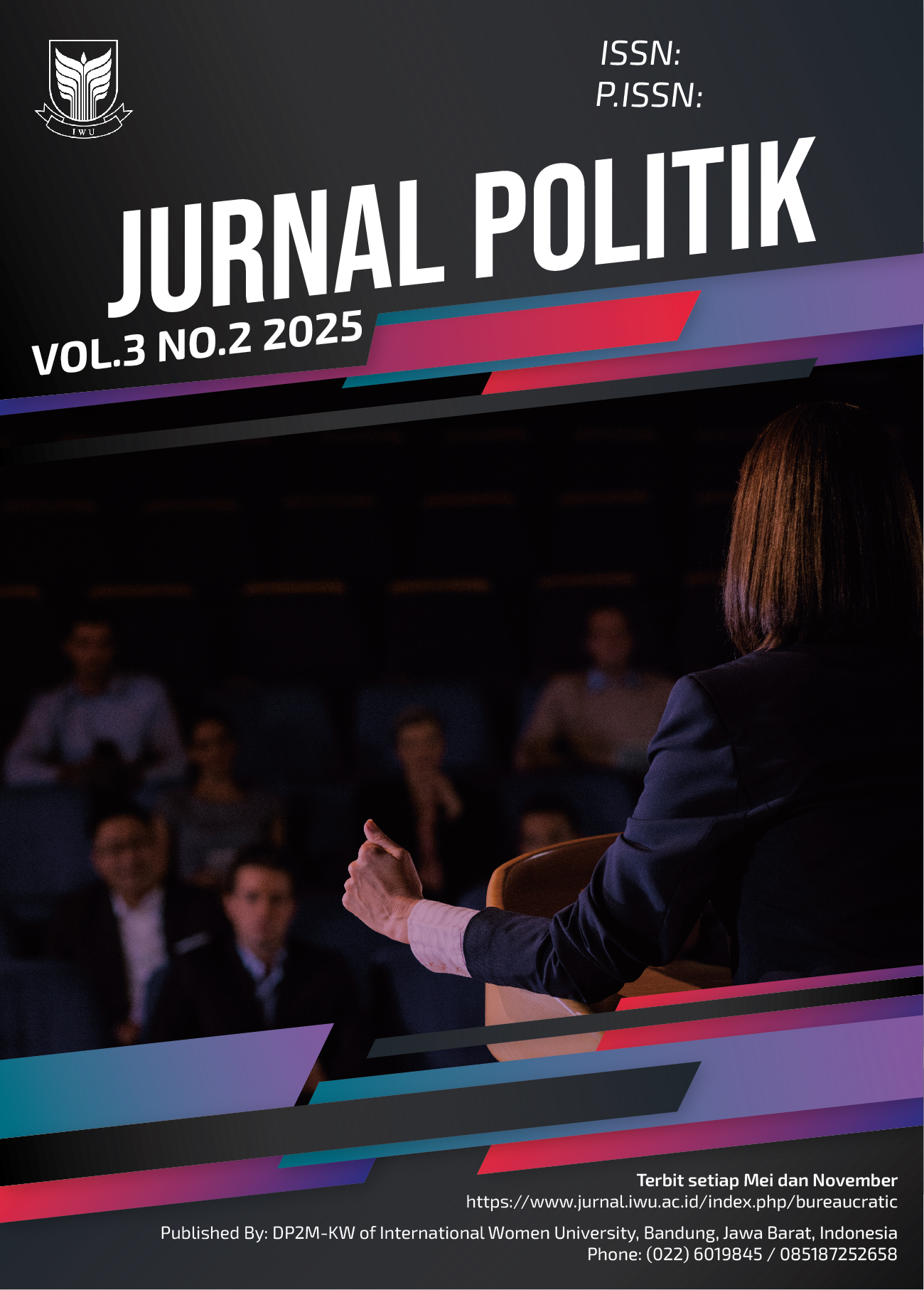 					View Vol. 3 No. 2 (2025): Jurnal Politik
				